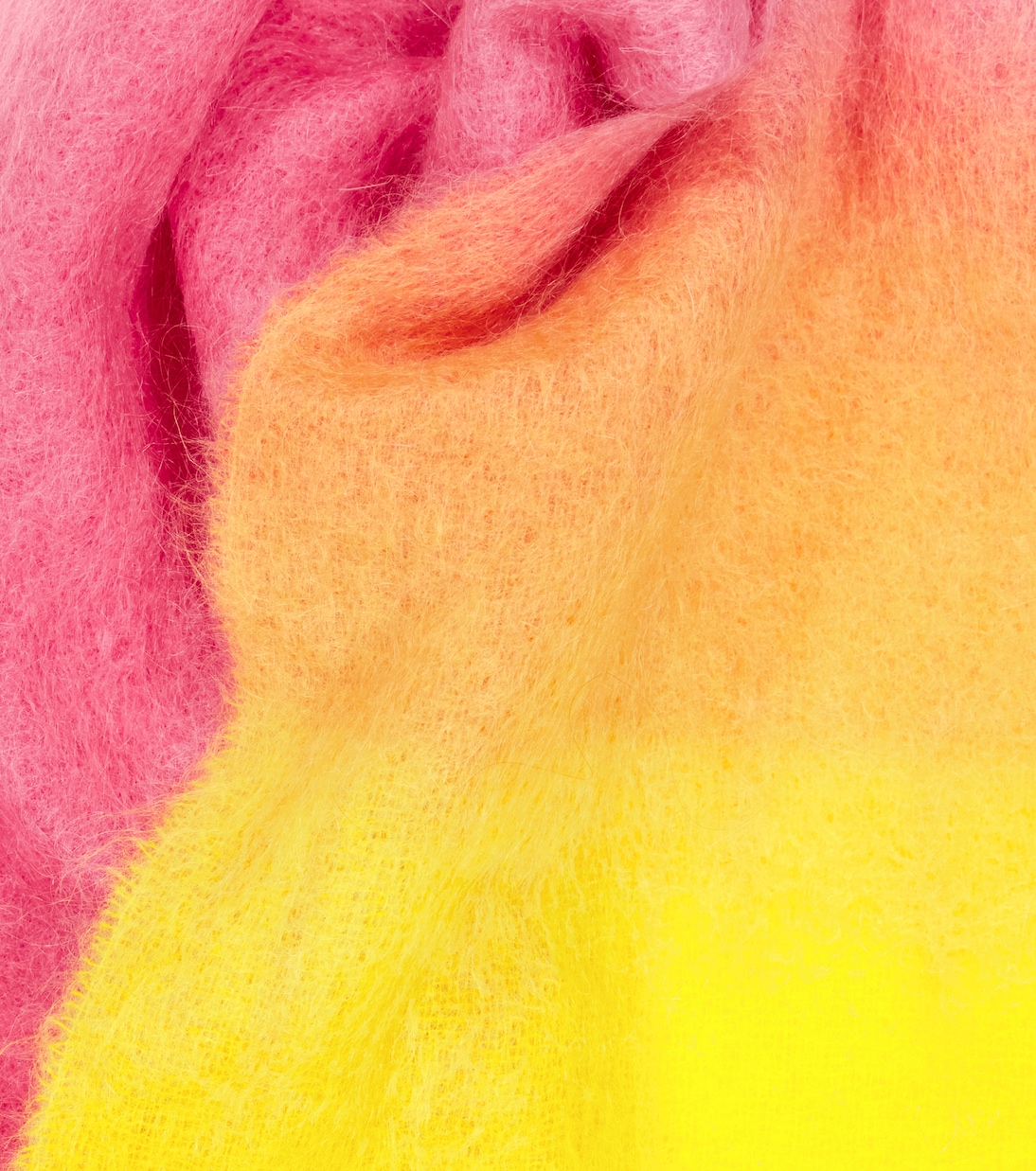 Bufanda en mezcla de mohair ombré | Ganni