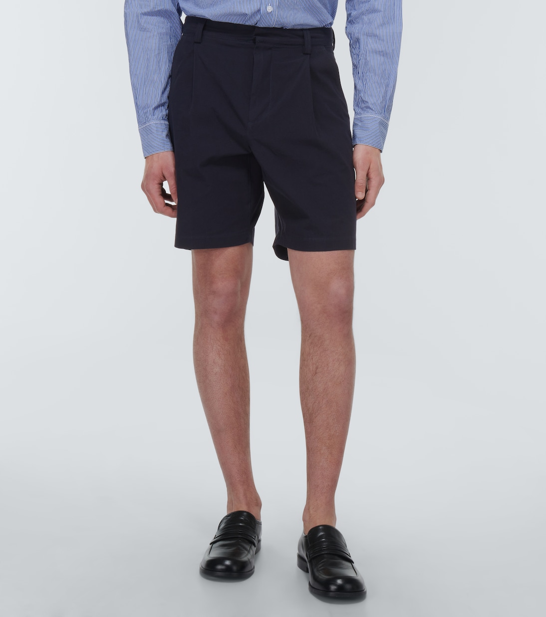 Shorts Aston in cotone con pieghe | Orlebar Brown