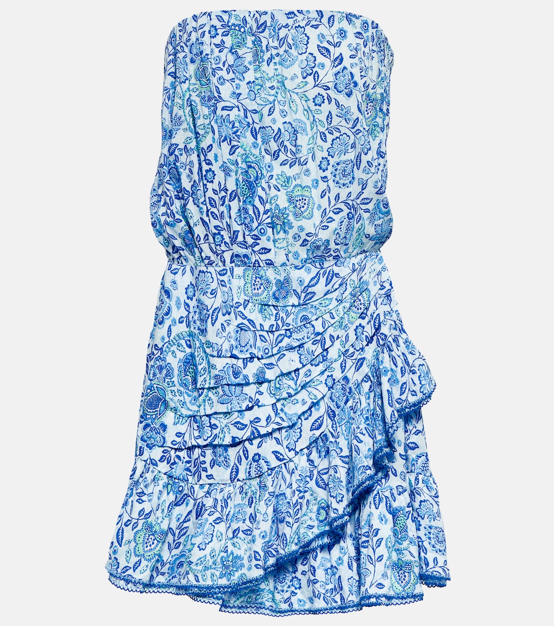 Ambra floral bandeau minidress | Poupette St Barth