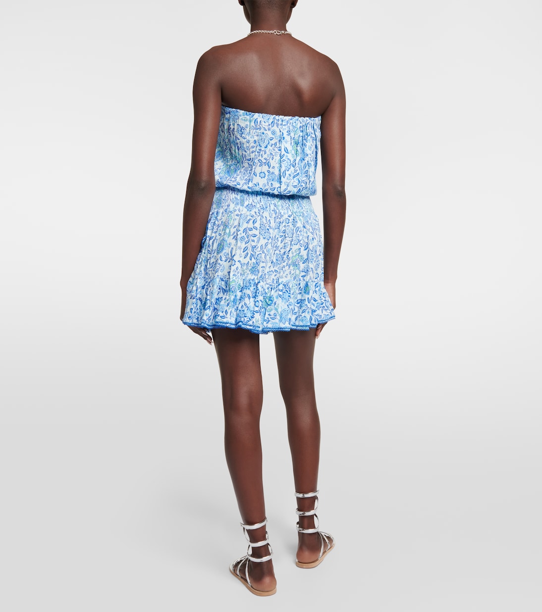 Ambra floral bandeau minidress | Poupette St Barth