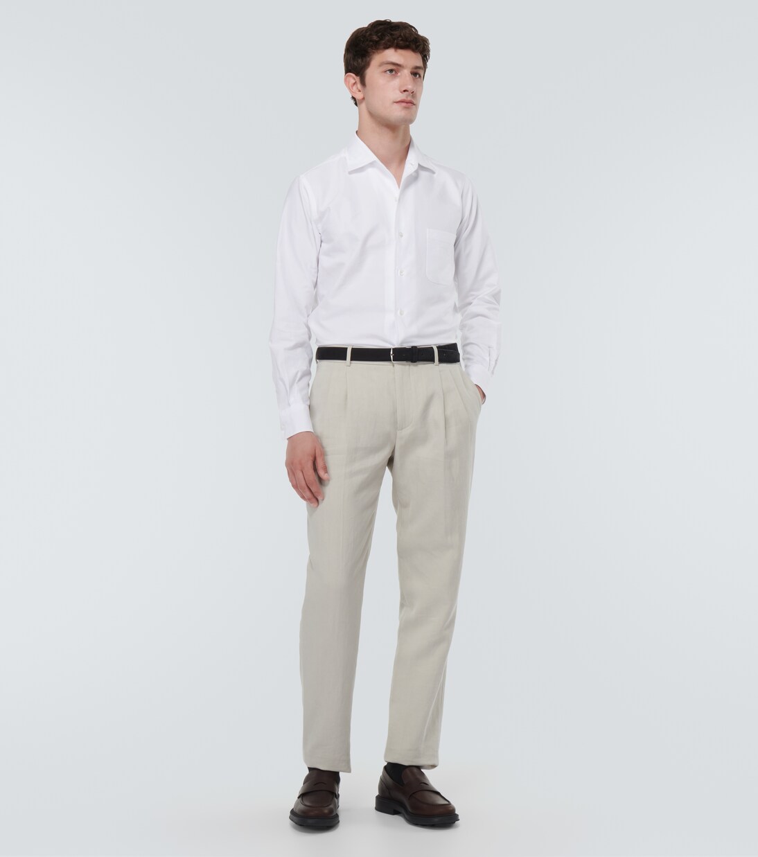 André cotton poplin Oxford shirt | Loro Piana