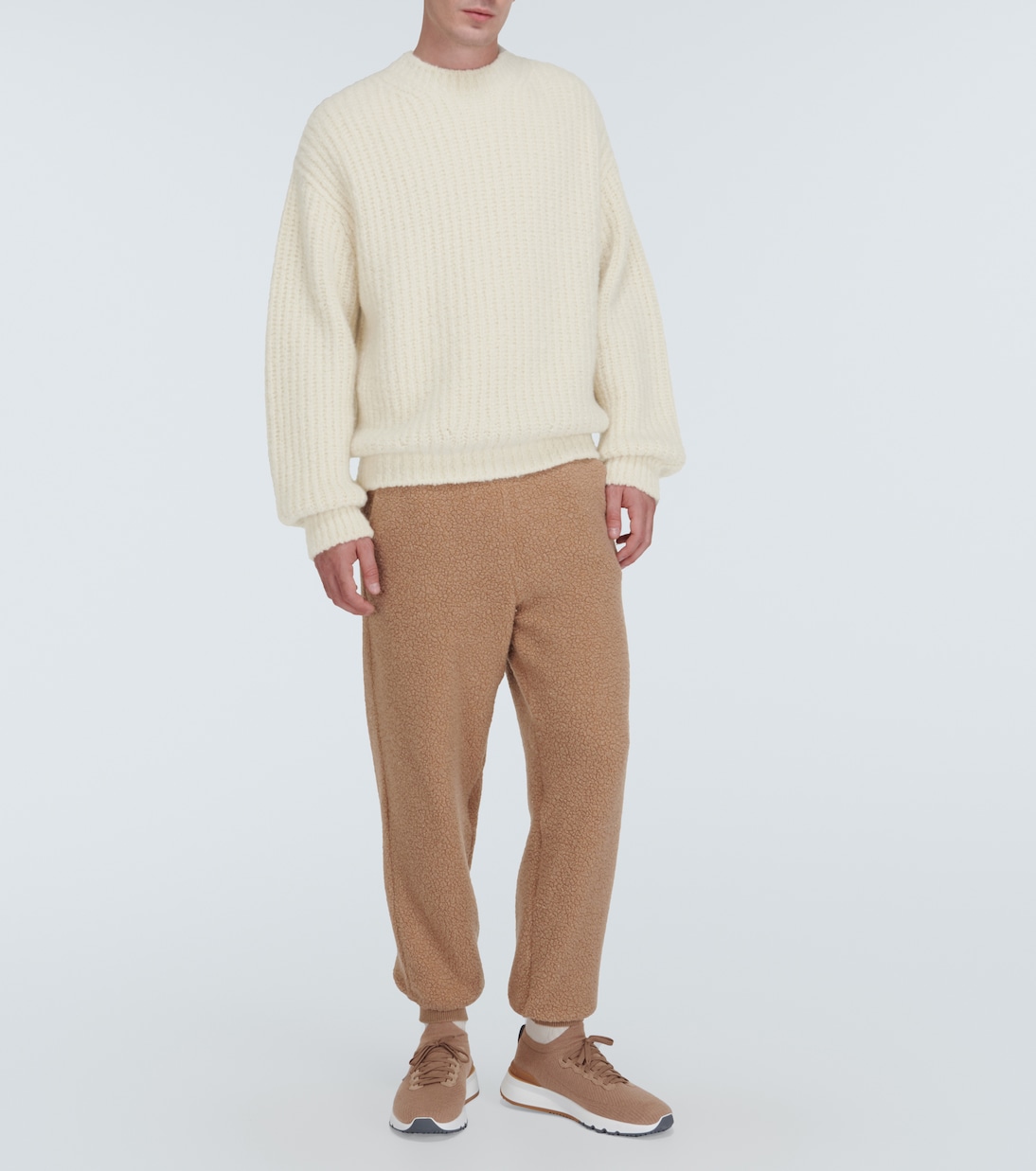 Pullover in maglia a coste di cashmere | Loro Piana