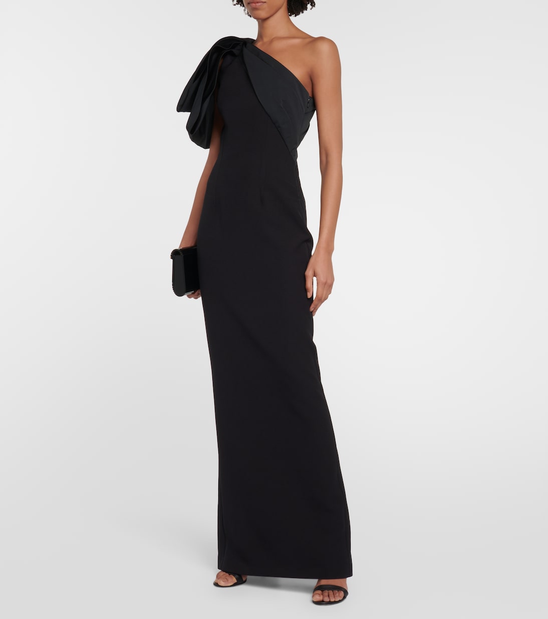 Maelys crêpe gown | Safiyaa