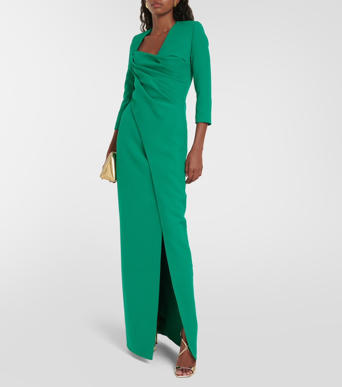 Ayanna crêpe gown | Safiyaa