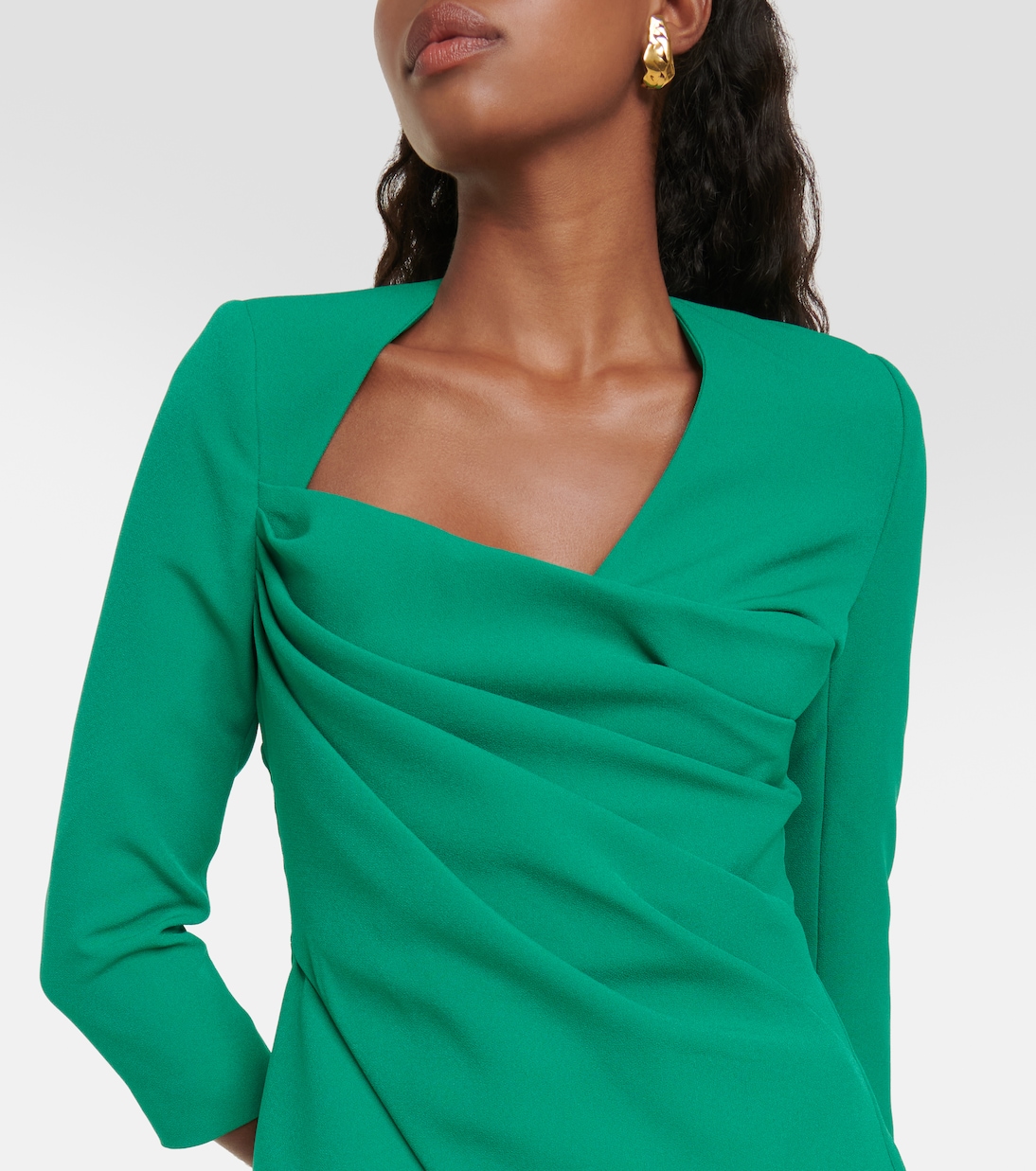 Ayanna crêpe gown | Safiyaa