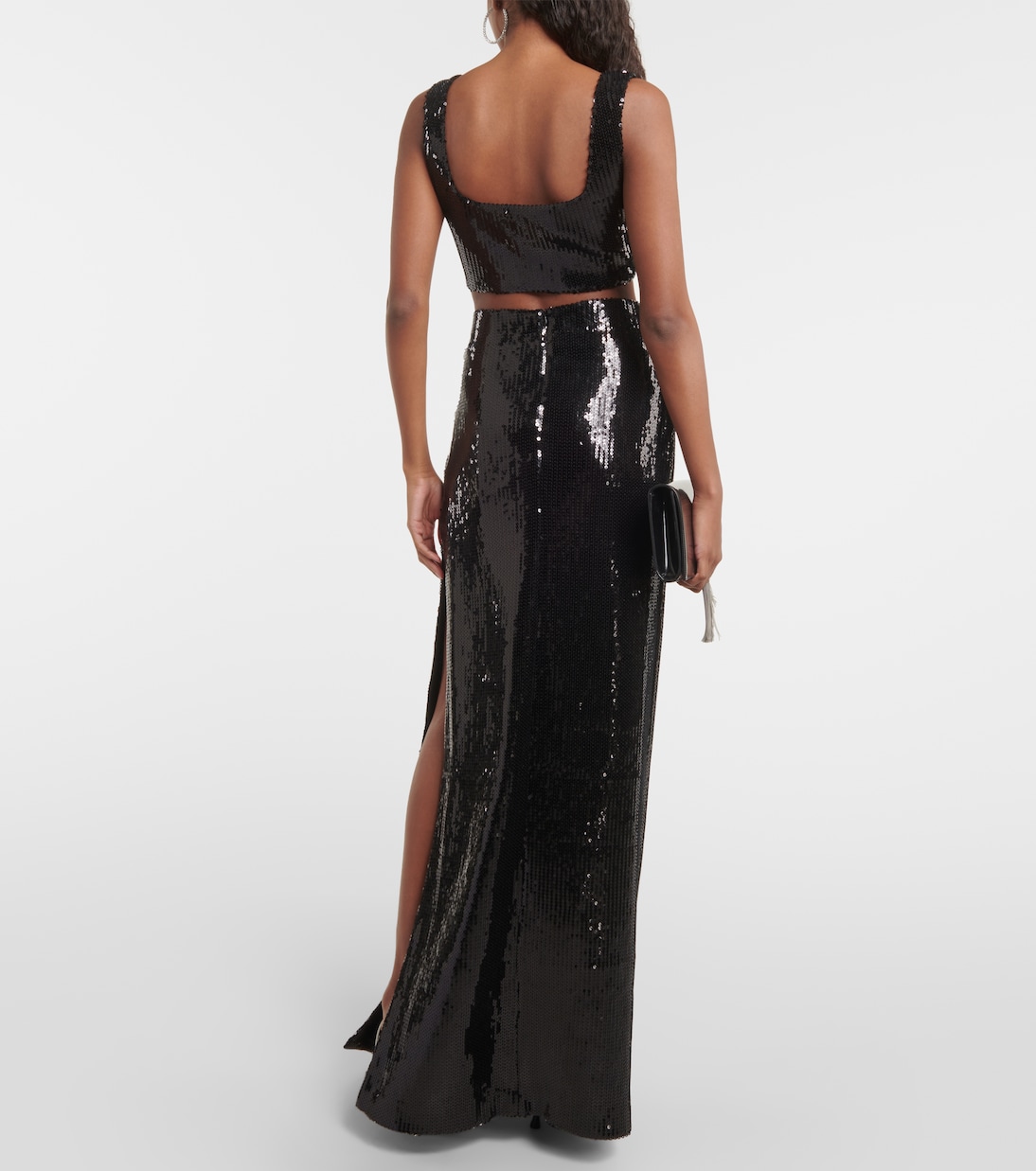 Beating Heart sequined maxi skirt | Galvan
