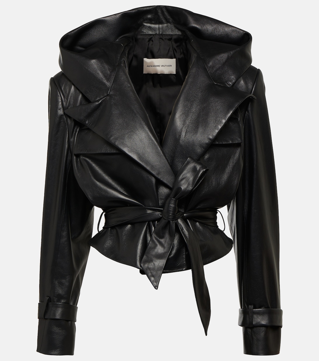 Cropped leather jacket | Alexandre Vauthier
