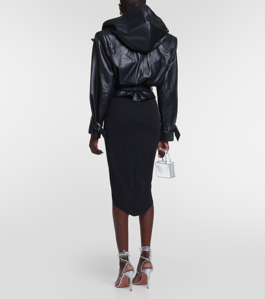 Cropped leather jacket | Alexandre Vauthier