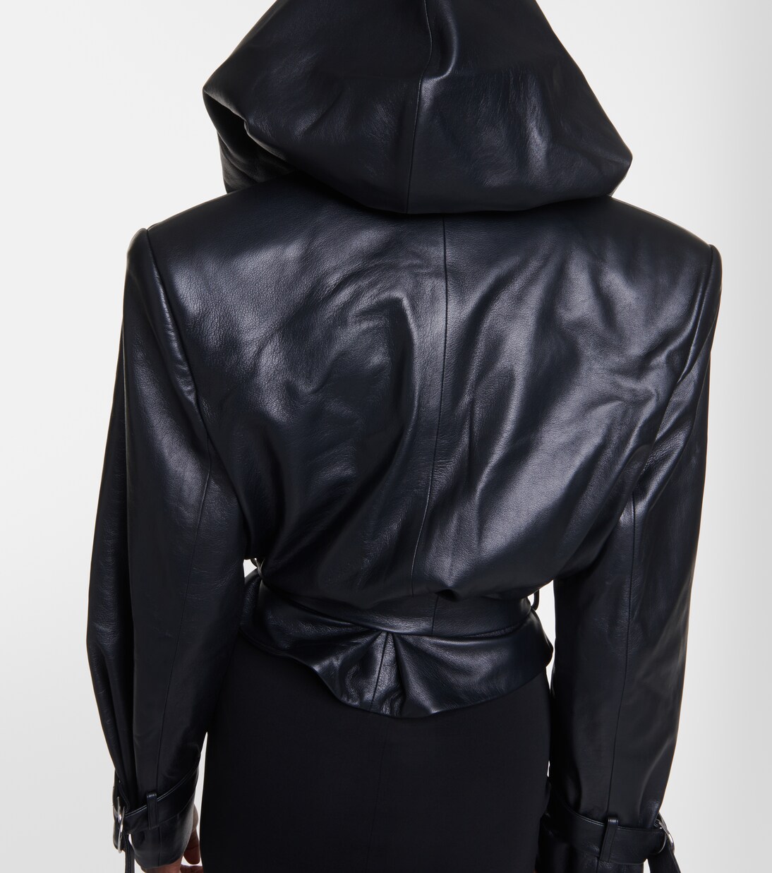 Cropped leather jacket | Alexandre Vauthier