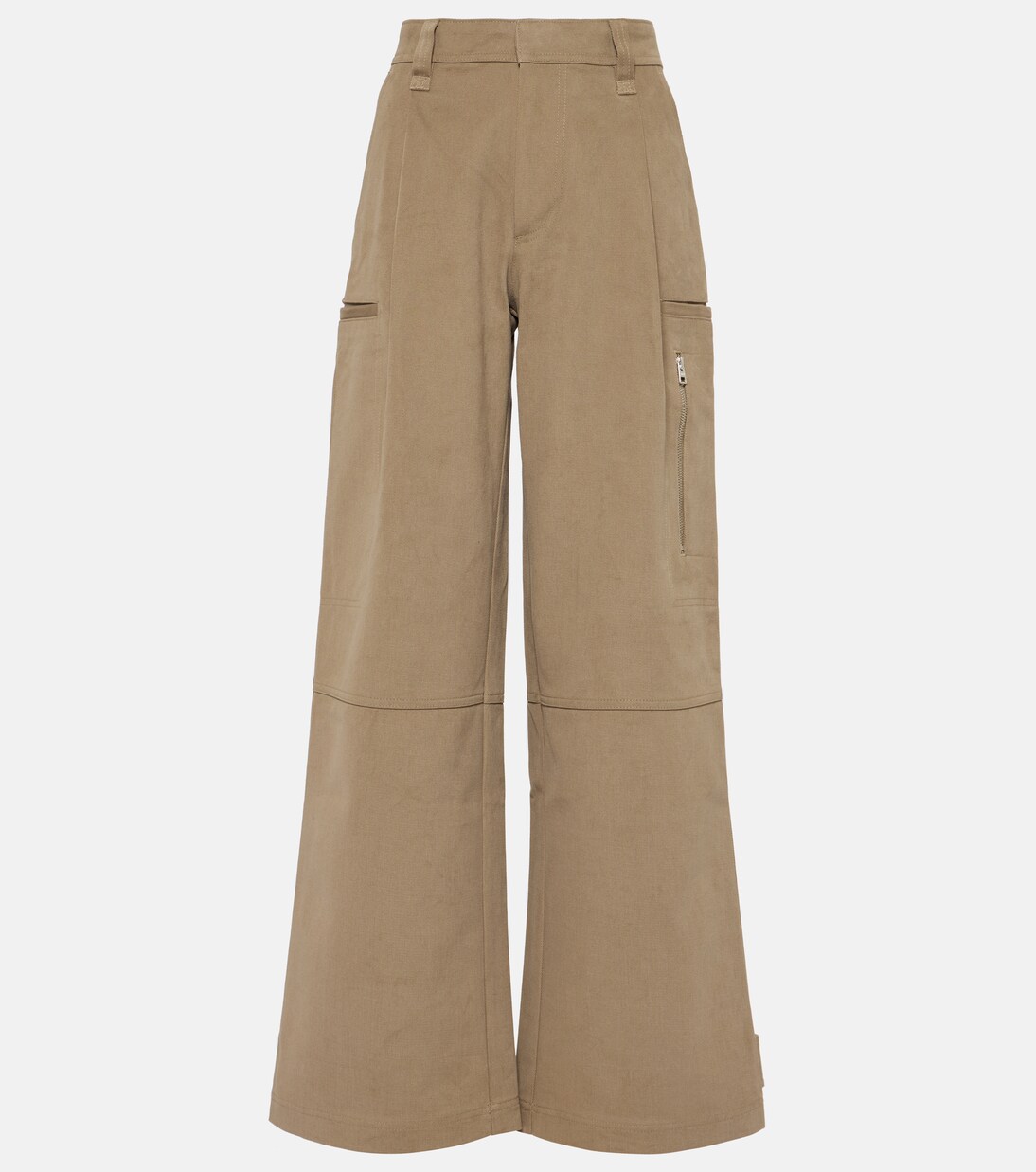 Pantaloni cargo in cotone a gamba larga | Ami Paris