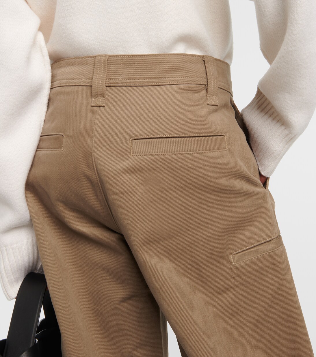 Pantaloni cargo in cotone a gamba larga | Ami Paris