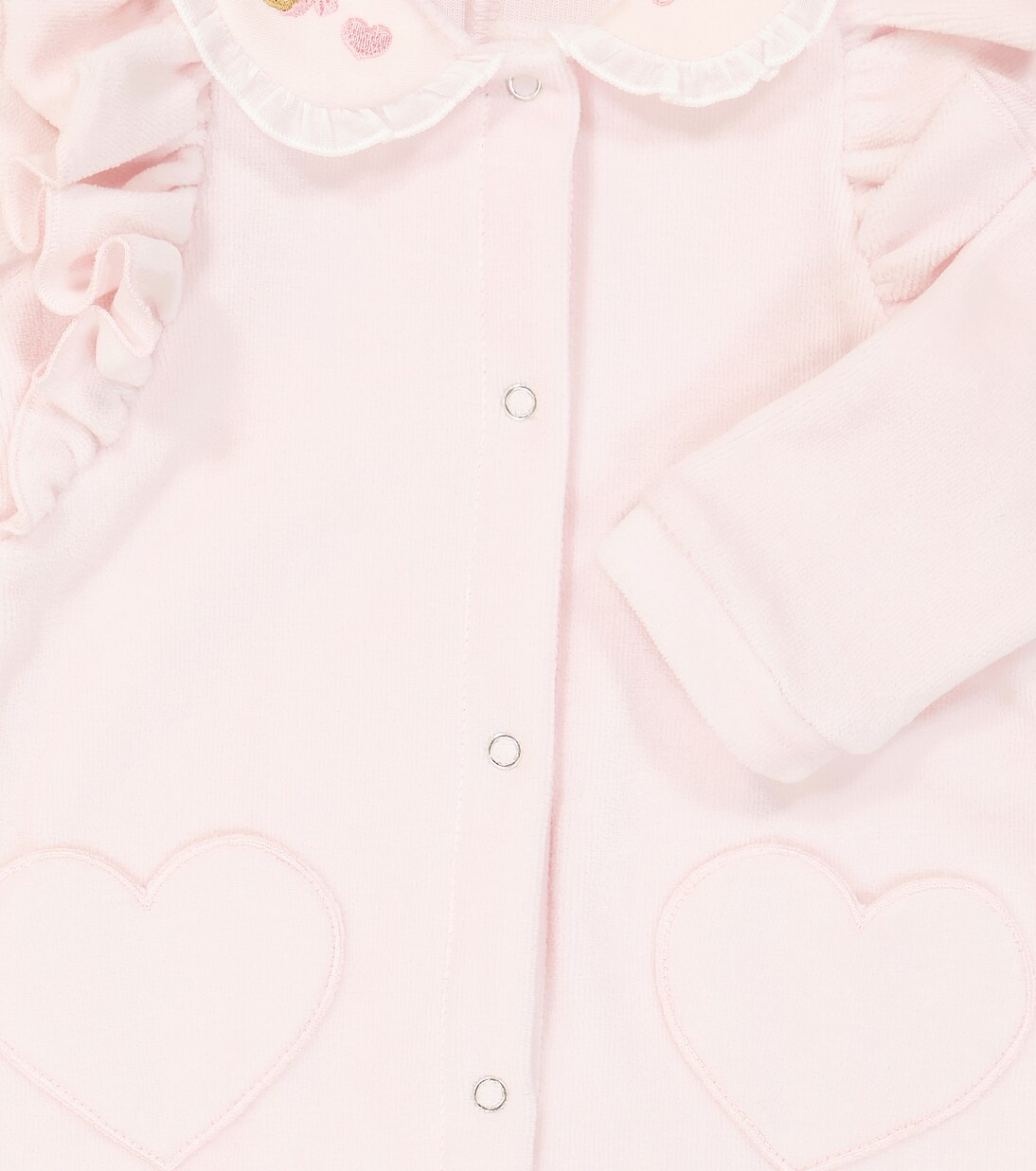 Baby - Jumpsuit corta in misto cotone | Monnalisa