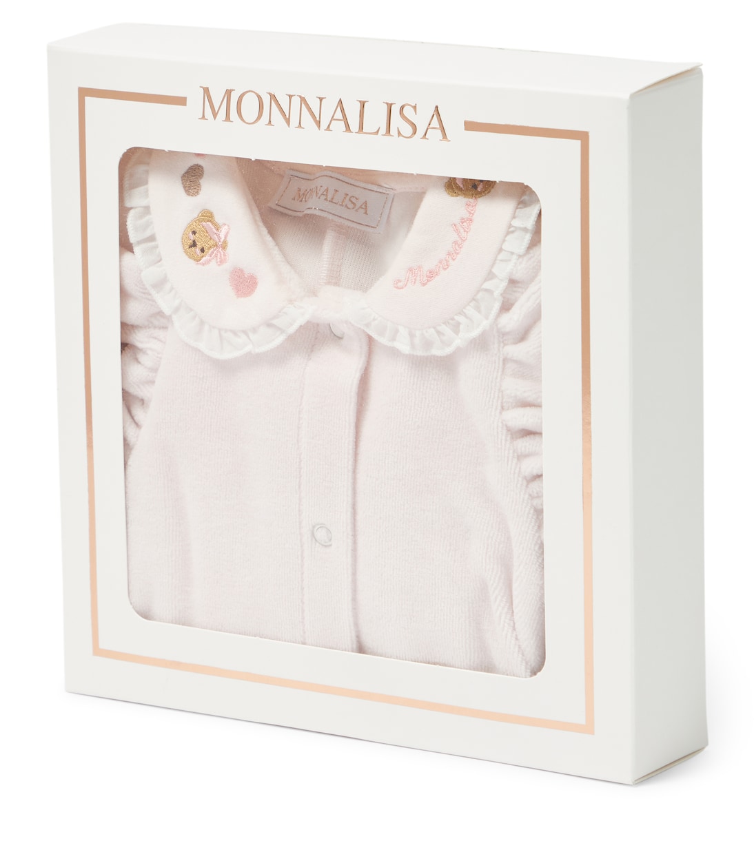 Baby - Jumpsuit corta in misto cotone | Monnalisa