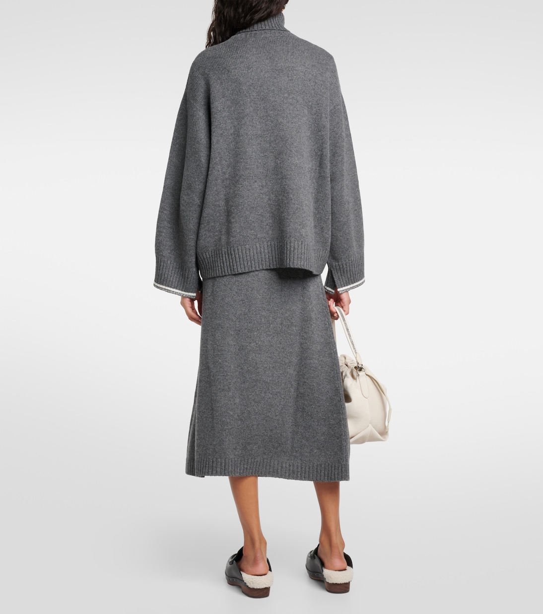 Wool and silk blend sweater | Brunello Cucinelli