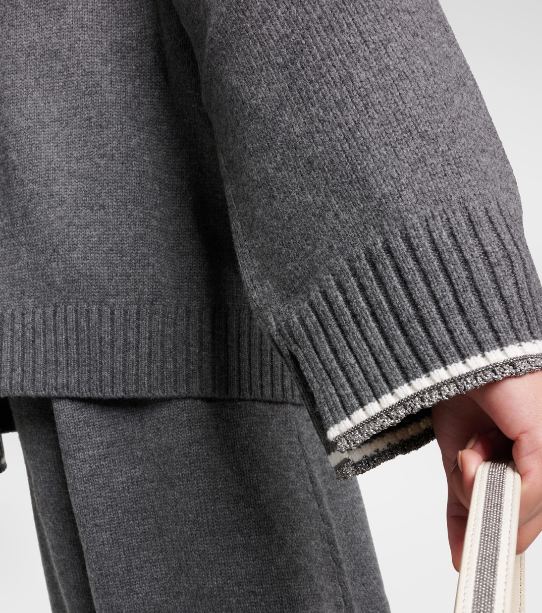 Wool and silk blend sweater | Brunello Cucinelli