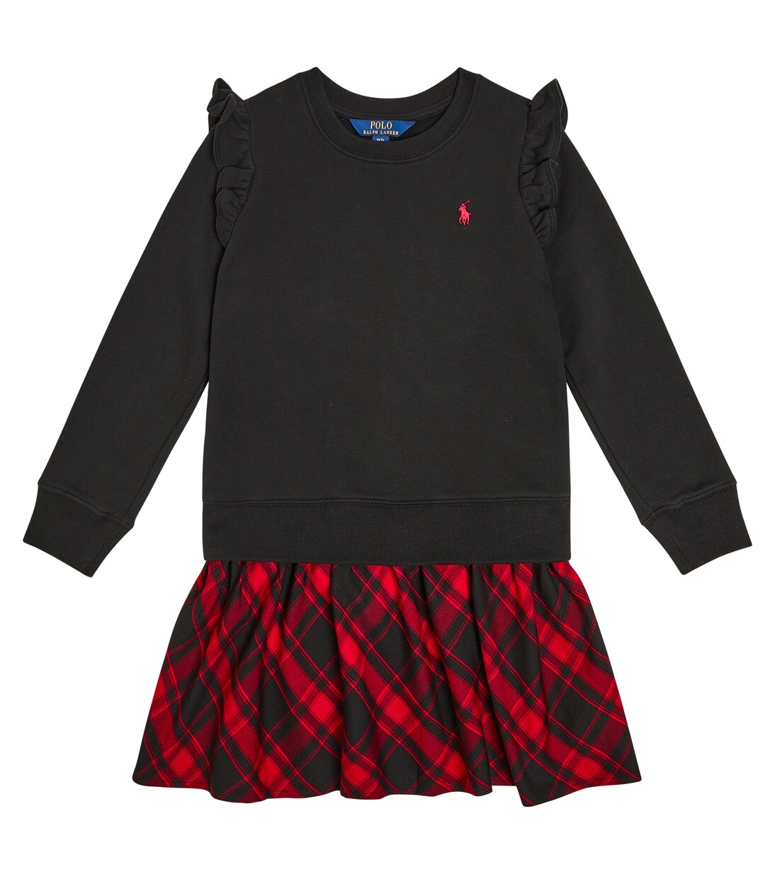 Abito in misto cotone a quadri | Polo Ralph Lauren Kids