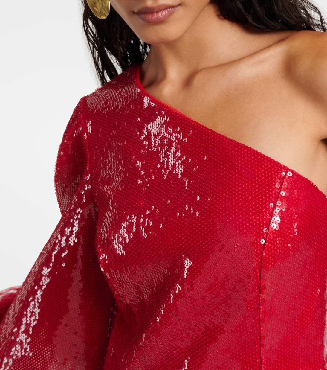 Nika feather-trimmed minidress | Rebecca Vallance