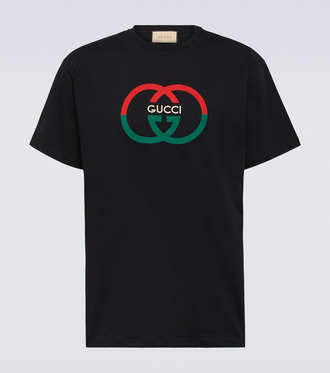 Camiseta de algodón con GG entrelazada | Gucci