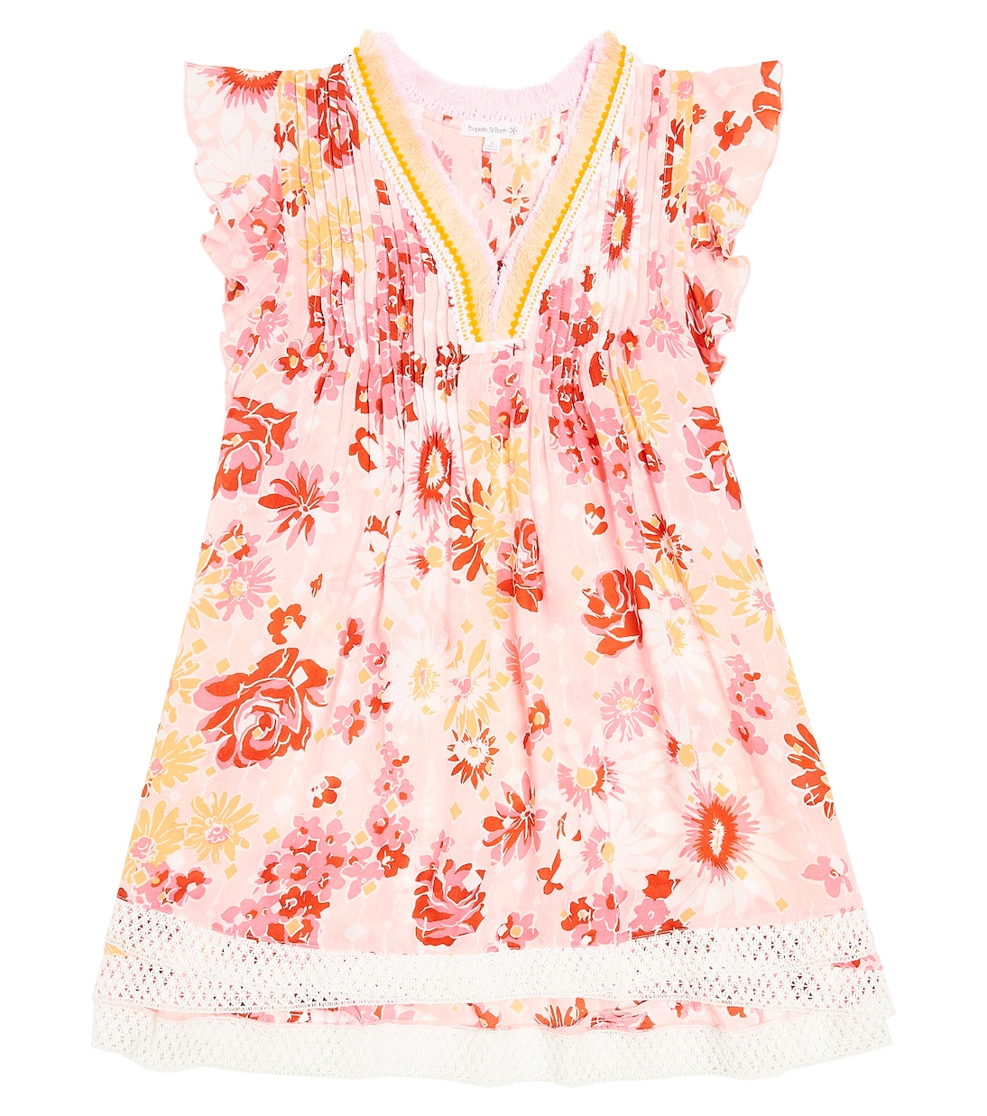 Bedrucktes Kleid Sasha | Poupette St Barth Kids