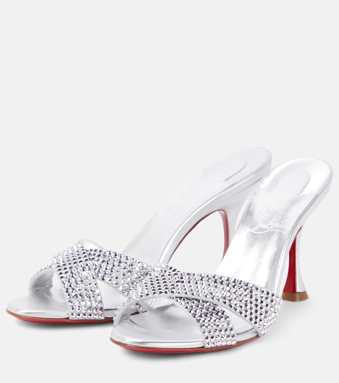 Sandalen Mariza Is Back aus Leder mit Kristallen | Christian Louboutin