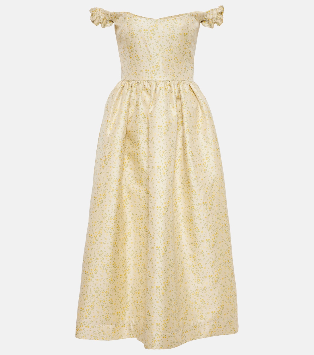 Vestido midi con hombros descubiertos | Markarian