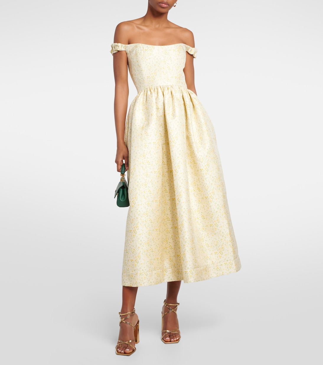 Vestido midi con hombros descubiertos | Markarian