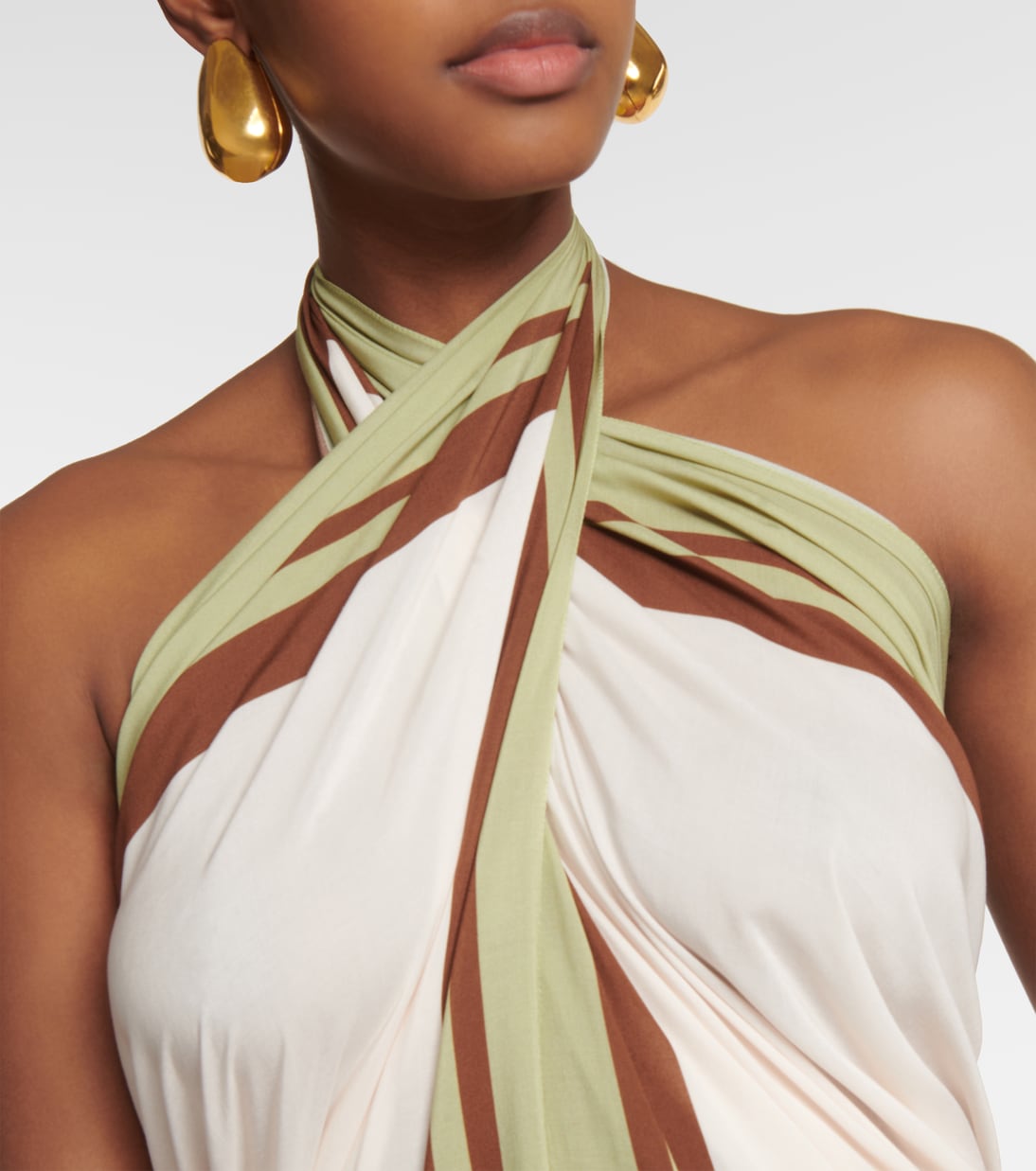 Top Arisaema con scollo all’americana | Adriana Degreas