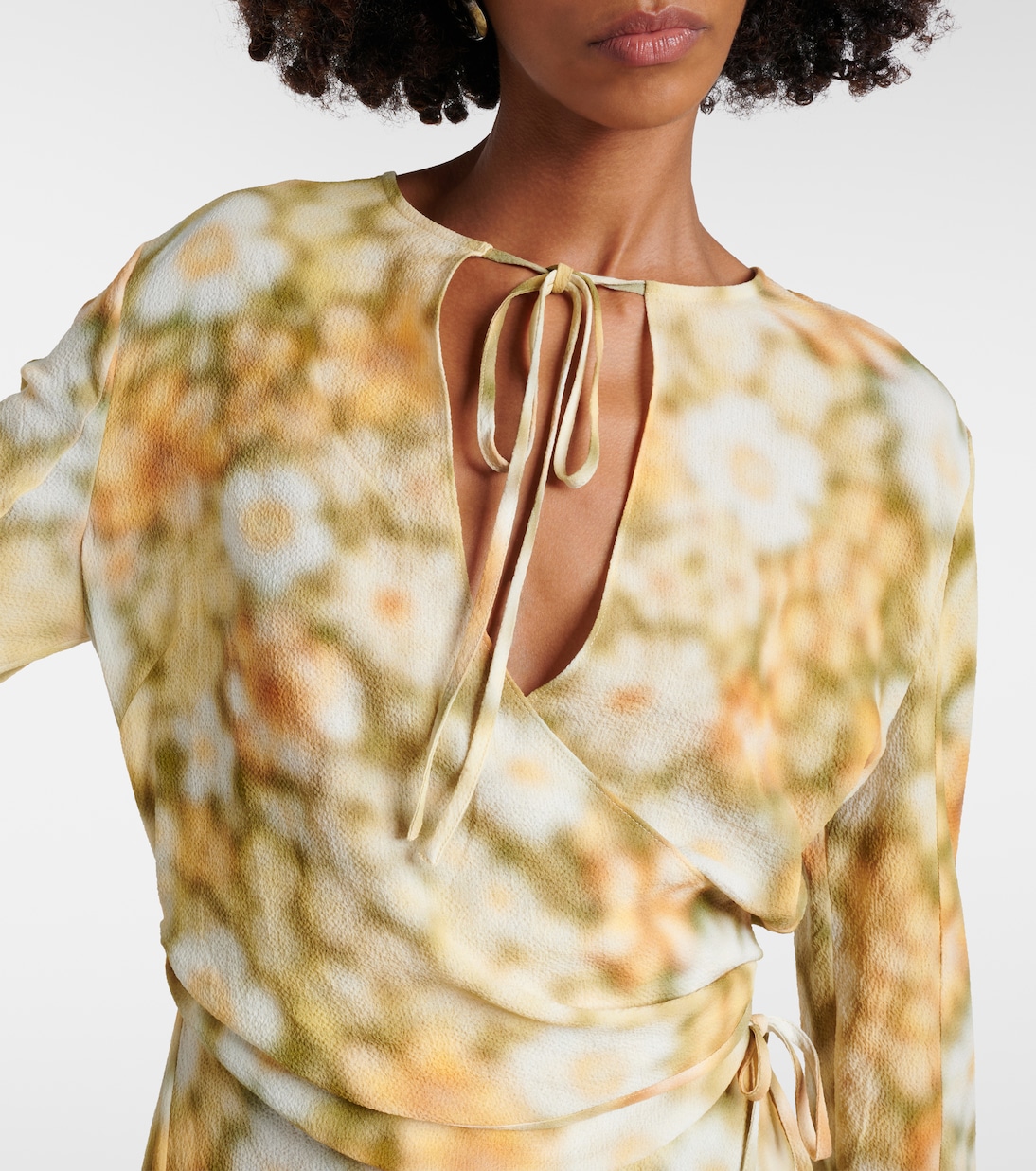 Abito a portafoglio con stampa floreale | Acne Studios