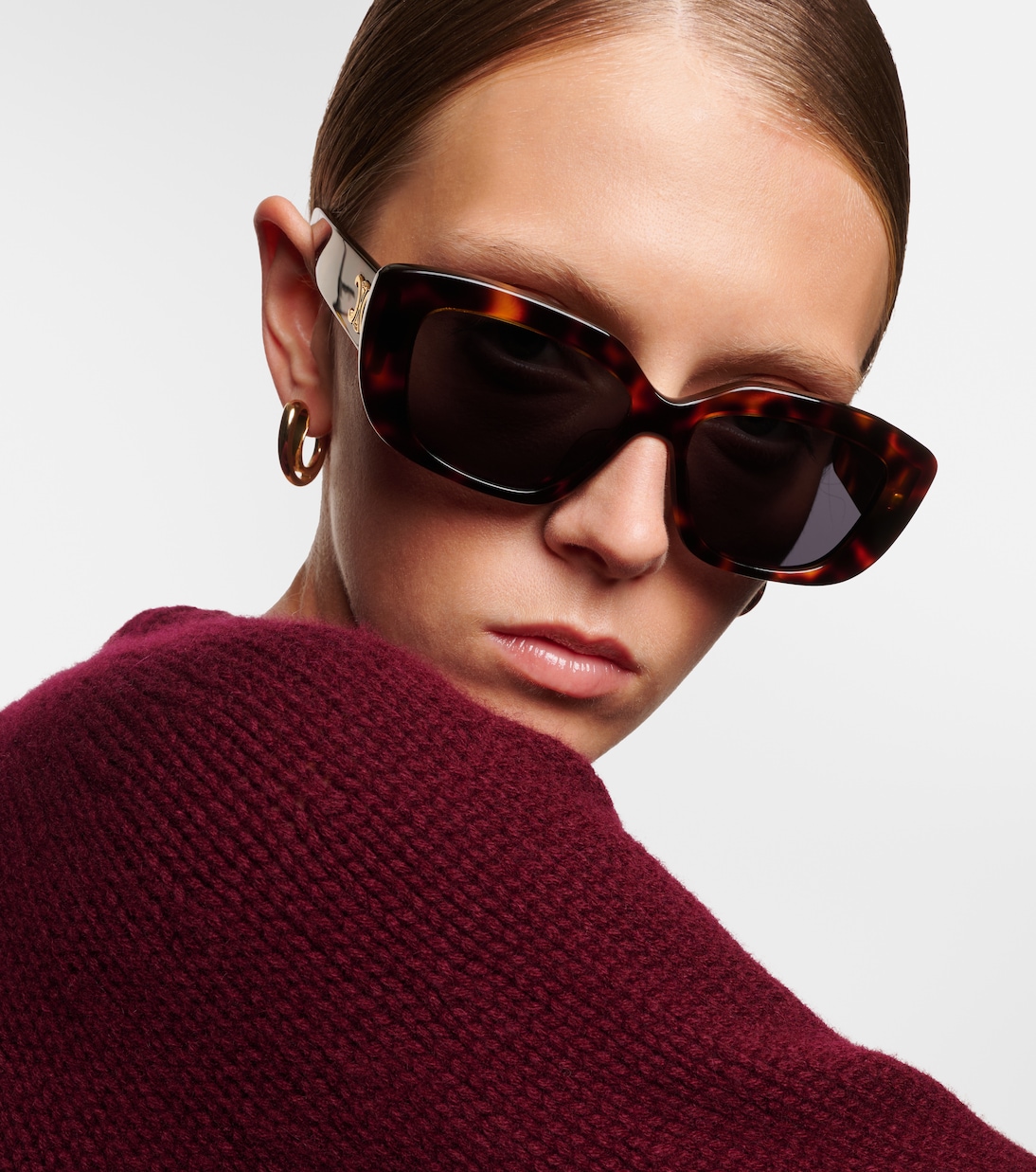 Triomphe 04 rectangular sunglasses | Celine Eyewear