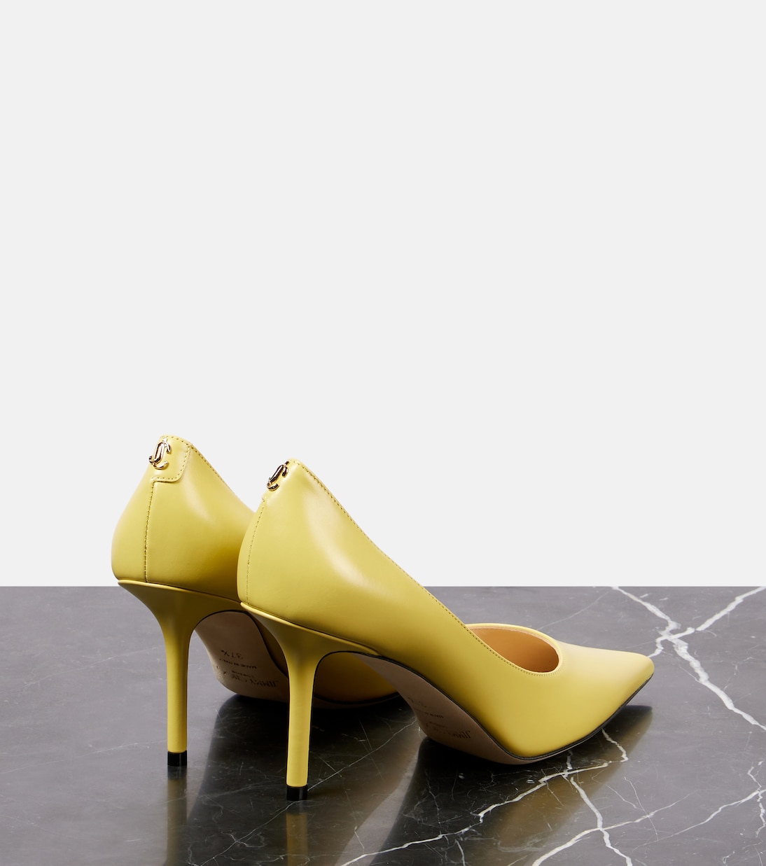 Pumps Love 85 in pelle con logo | Jimmy Choo