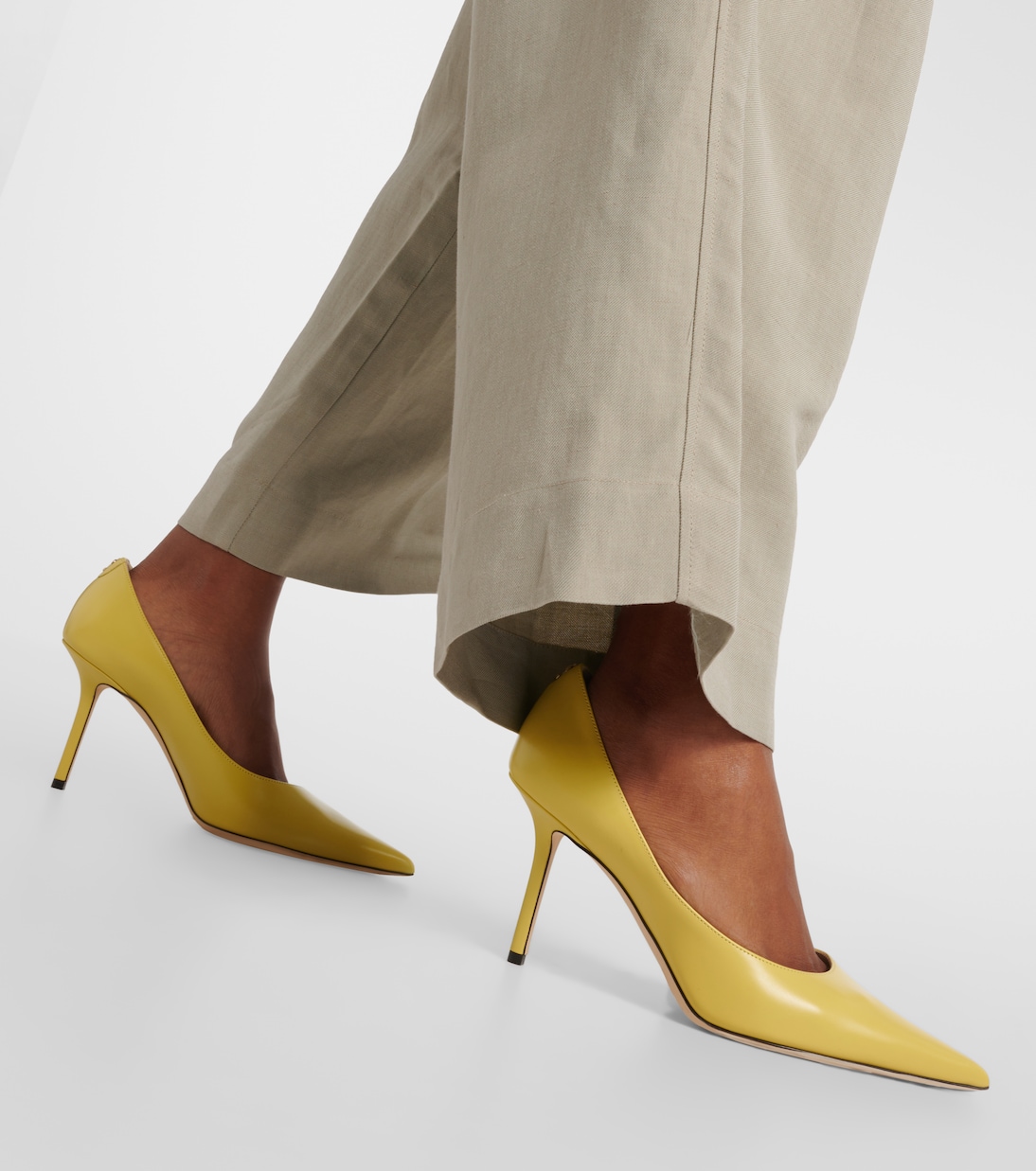 Pumps Love 85 in pelle con logo | Jimmy Choo