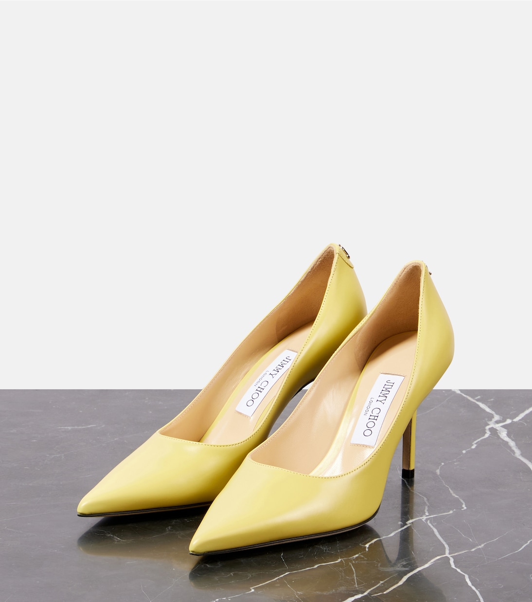 Pumps Love 85 in pelle con logo | Jimmy Choo