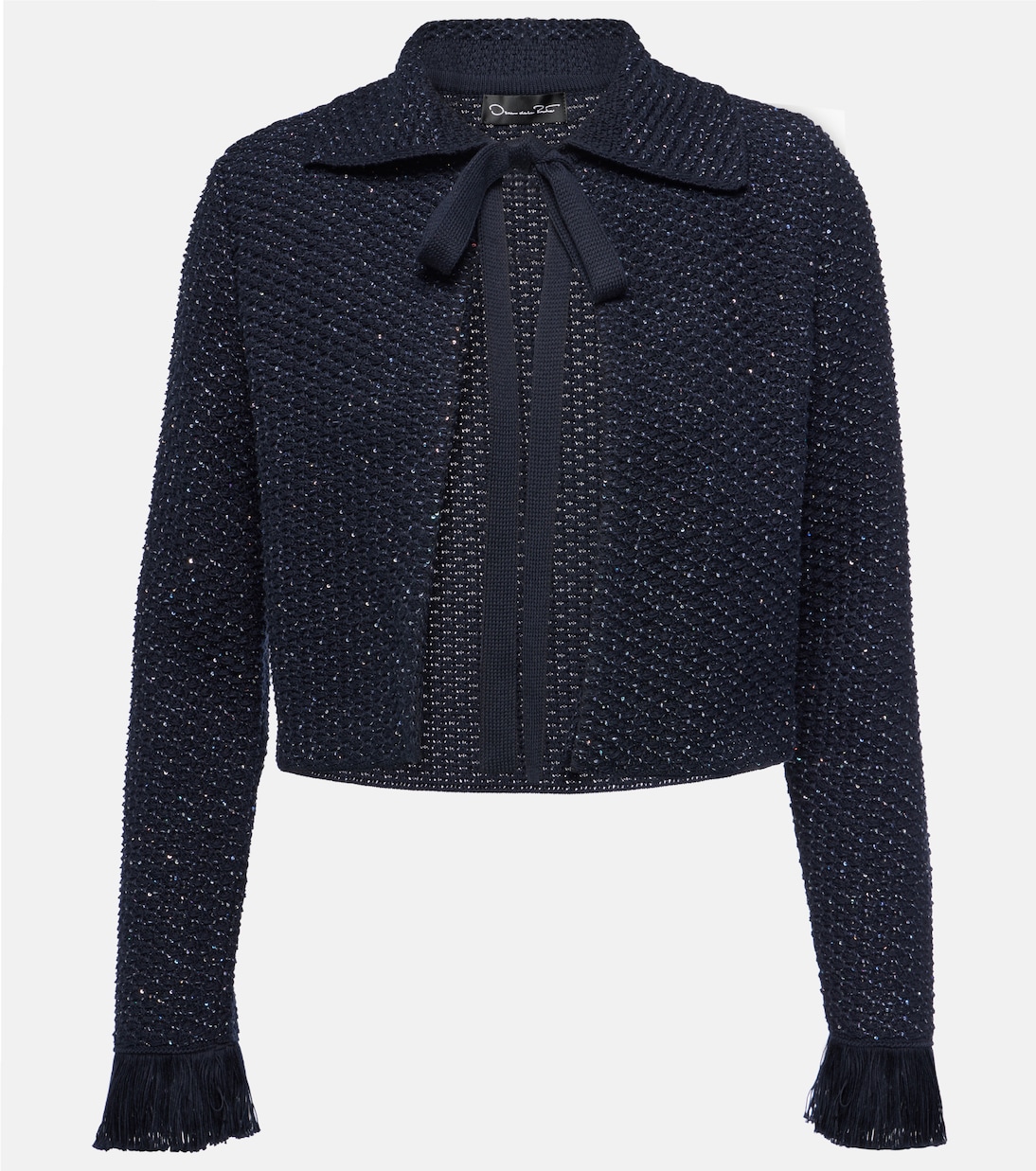 Chaqueta de tweed de mezcla de algodón | Oscar de la Renta