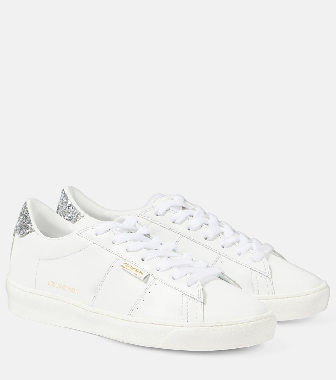 Sneakers Matchstar aus Leder mit Glitter | Golden Goose