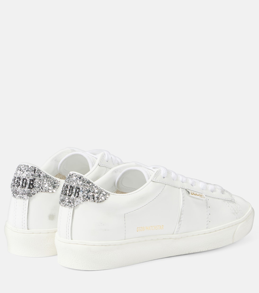 Sneakers Matchstar aus Leder mit Glitter | Golden Goose