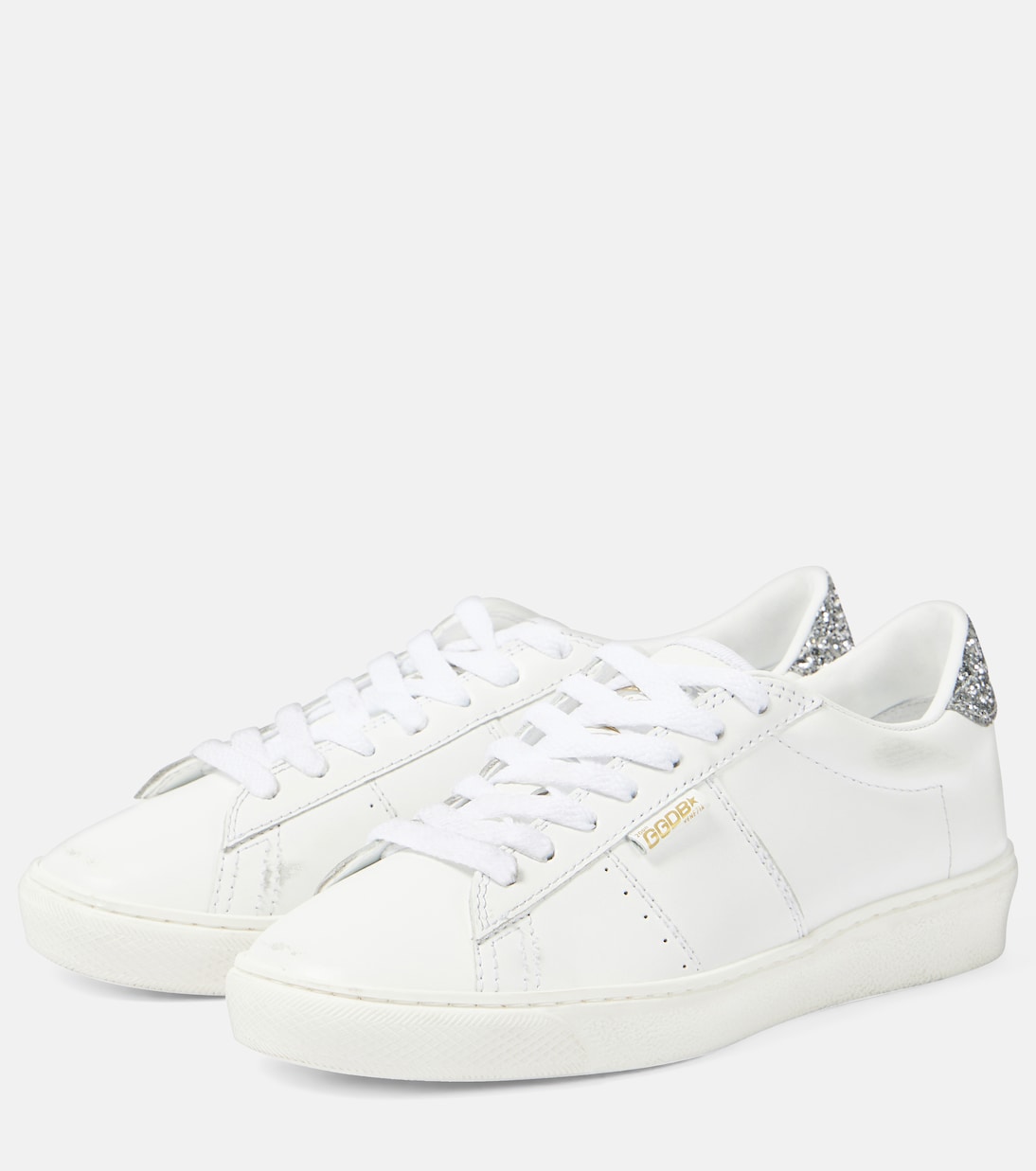 Sneakers Matchstar aus Leder mit Glitter | Golden Goose