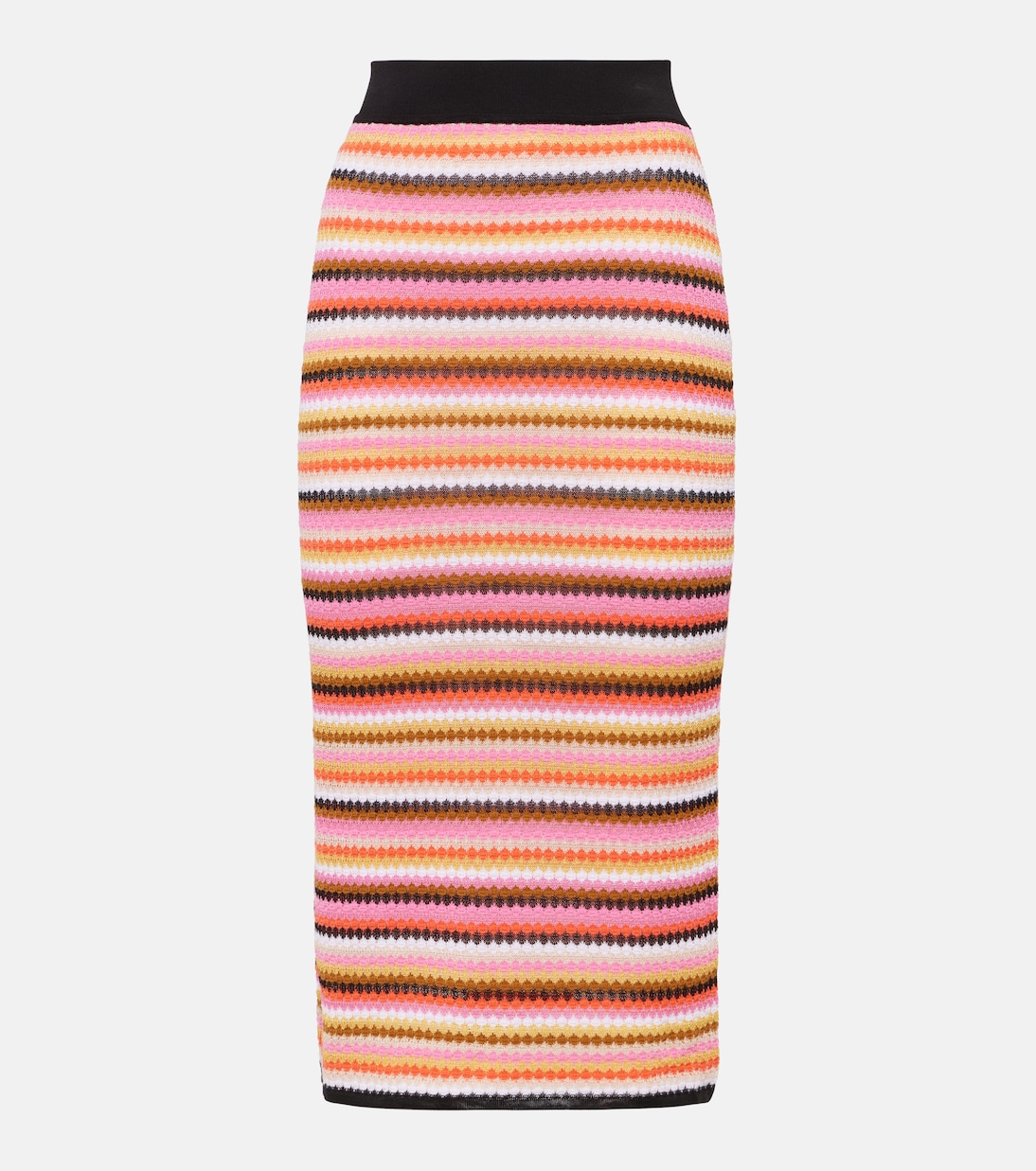 Falda midi de mezcla de algodón | Missoni