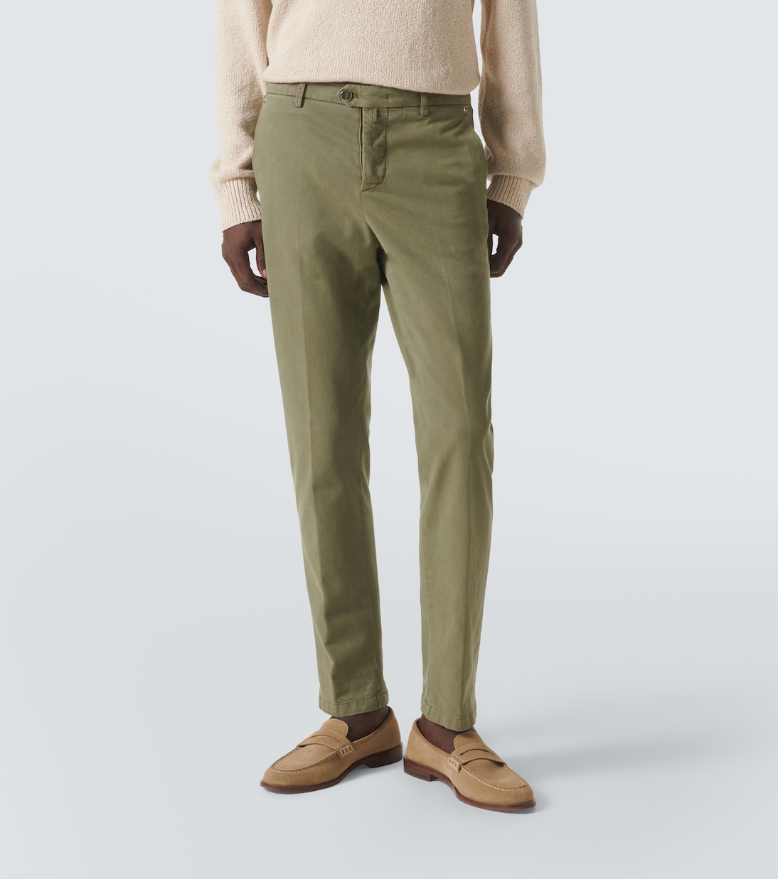 Pantalones chinos de tiro medio | Kiton