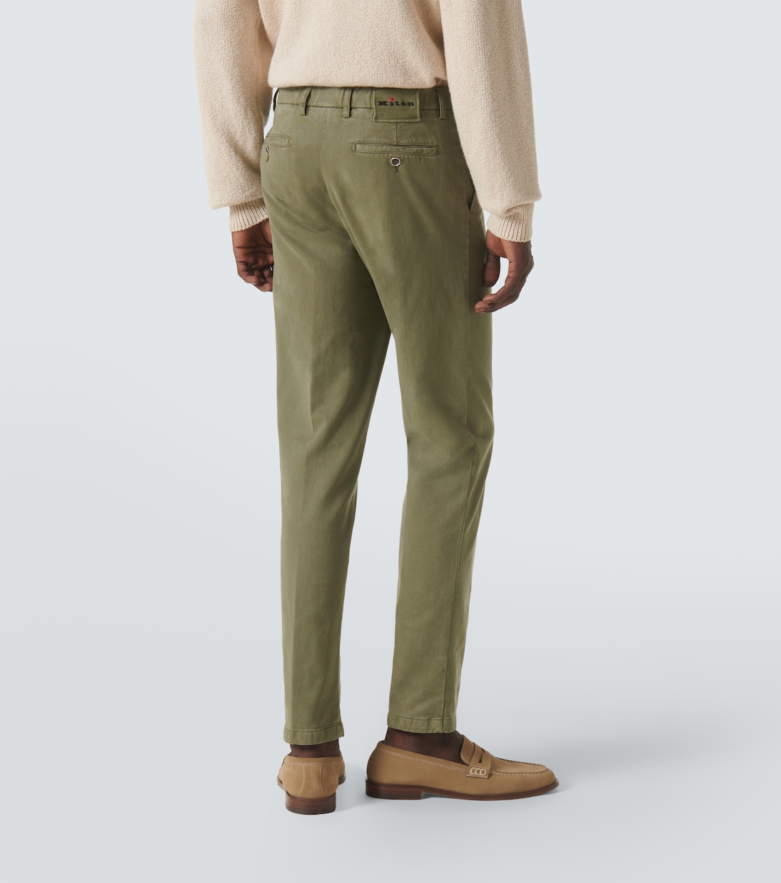 Pantalones chinos de tiro medio | Kiton