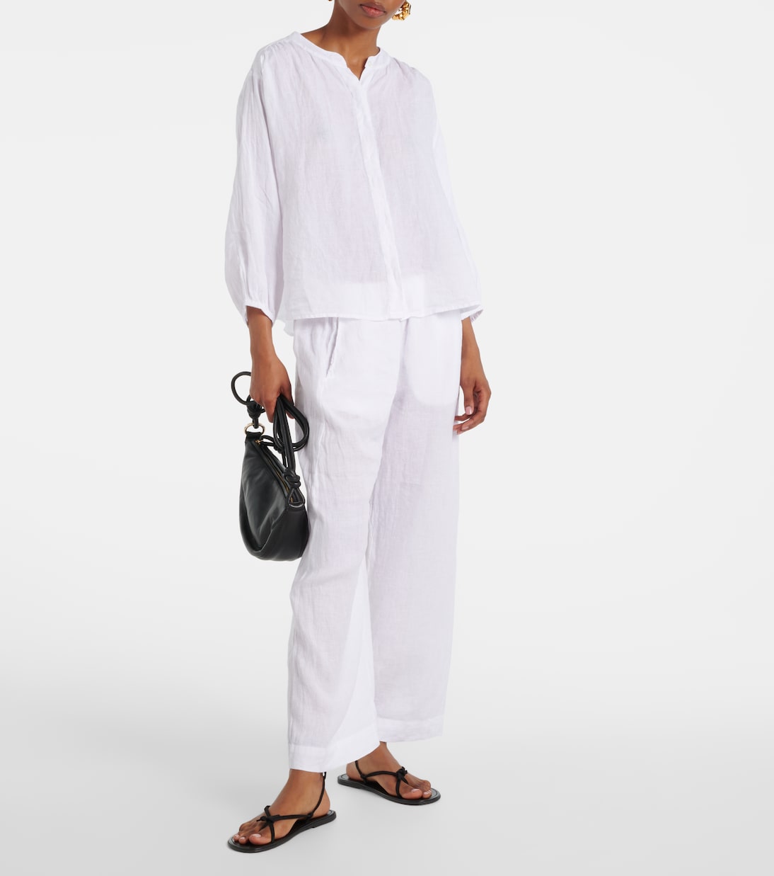 Bluse Avis aus Leinen | Velvet