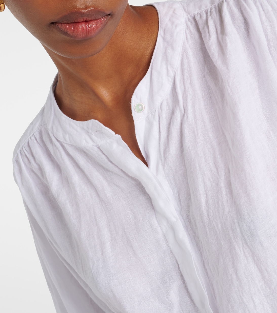 Bluse Avis aus Leinen | Velvet