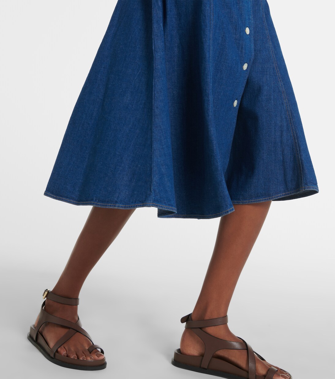 Hampton denim shirt dress in blue - Polo Ralph Lauren