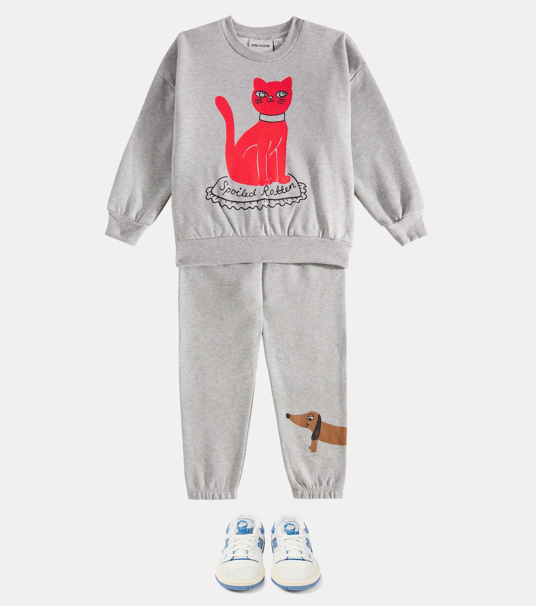Sudadera de jersey de algodón estampada | Mini Rodini