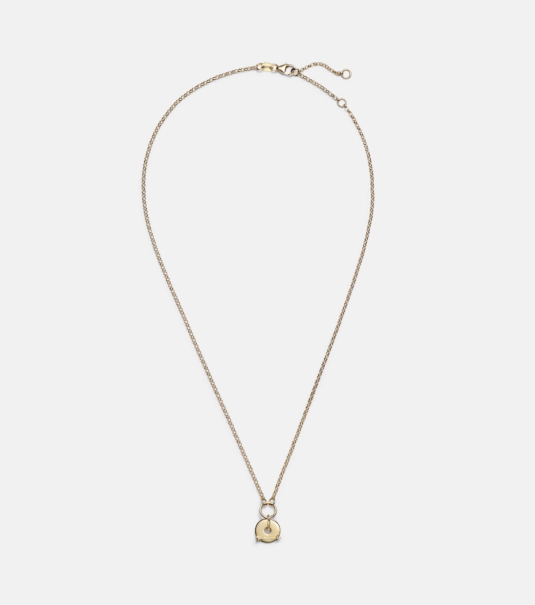 Collana a catena Arrow in oro 18kt con diamanti | FoundRae