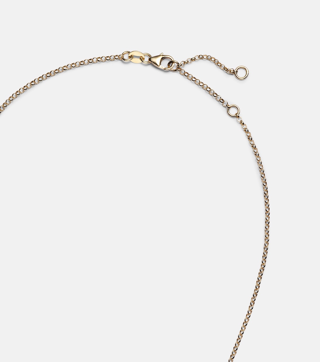 Collana a catena Arrow in oro 18kt con diamanti | FoundRae