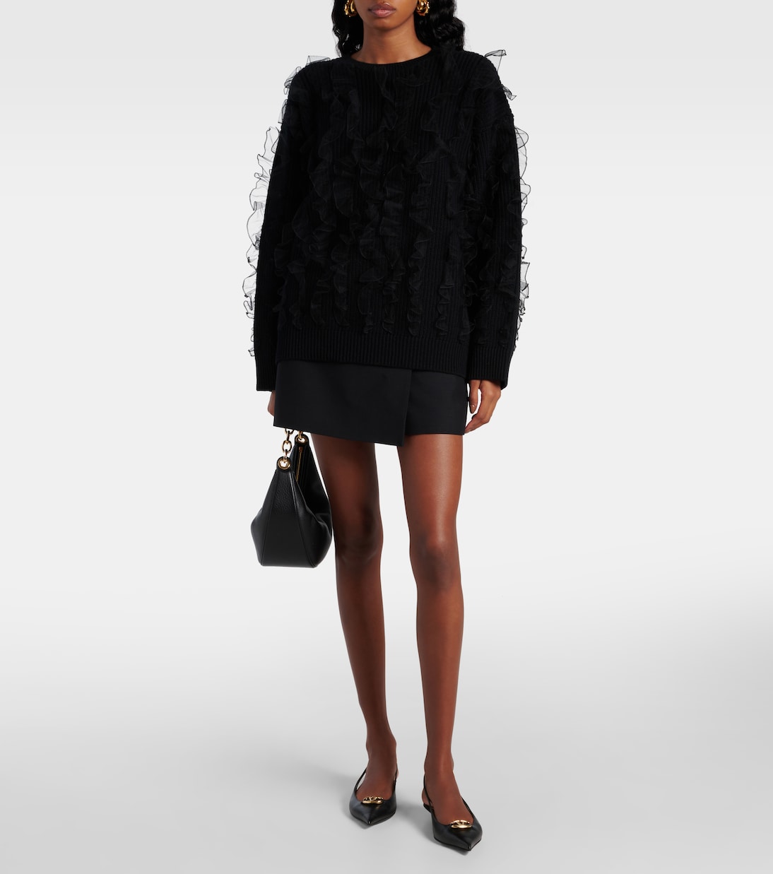 Pull brodé en laine | Valentino