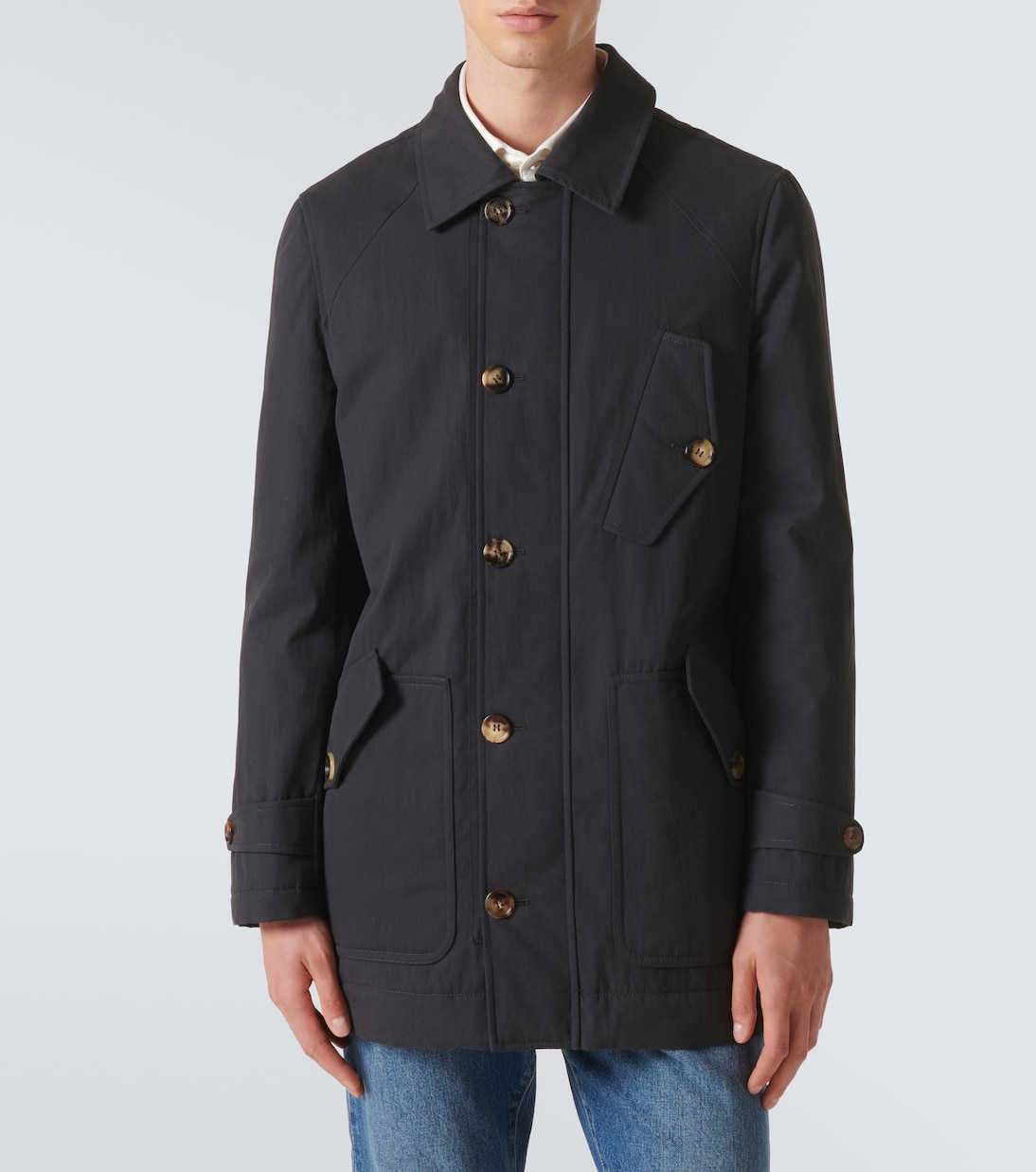 Cotton-blend jacket | Brunello Cucinelli