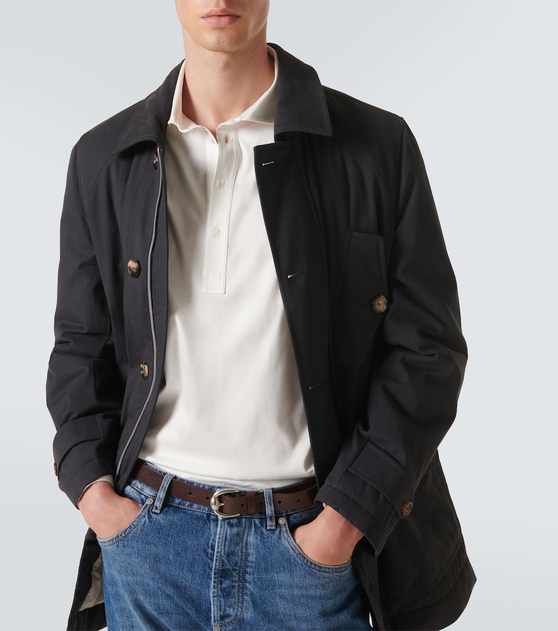 Cotton-blend jacket | Brunello Cucinelli