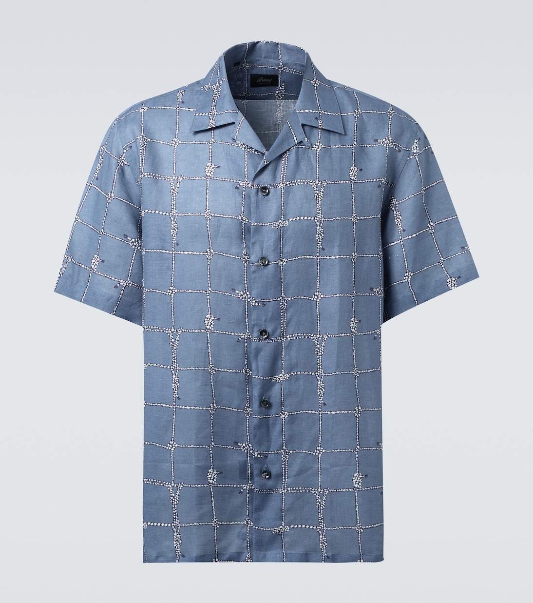 Camicia in lino con stampa | Brioni