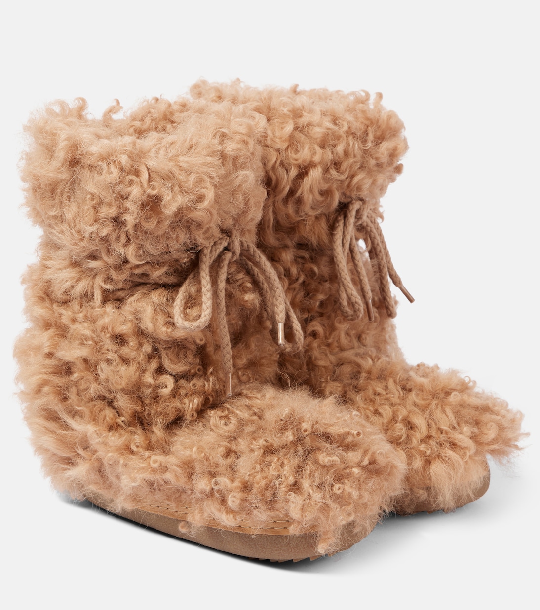 Long Curly High shearling snow boots | Inuikii